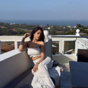 summer white co - ord set